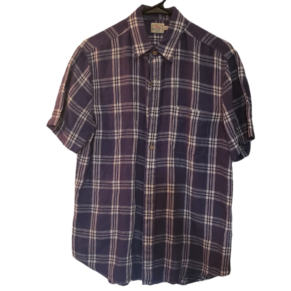 Faherty Plaid Button Down Shirt